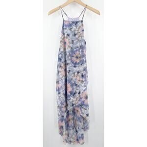 Sugarlips Blue and Pink Tie-Dye Midi Dress